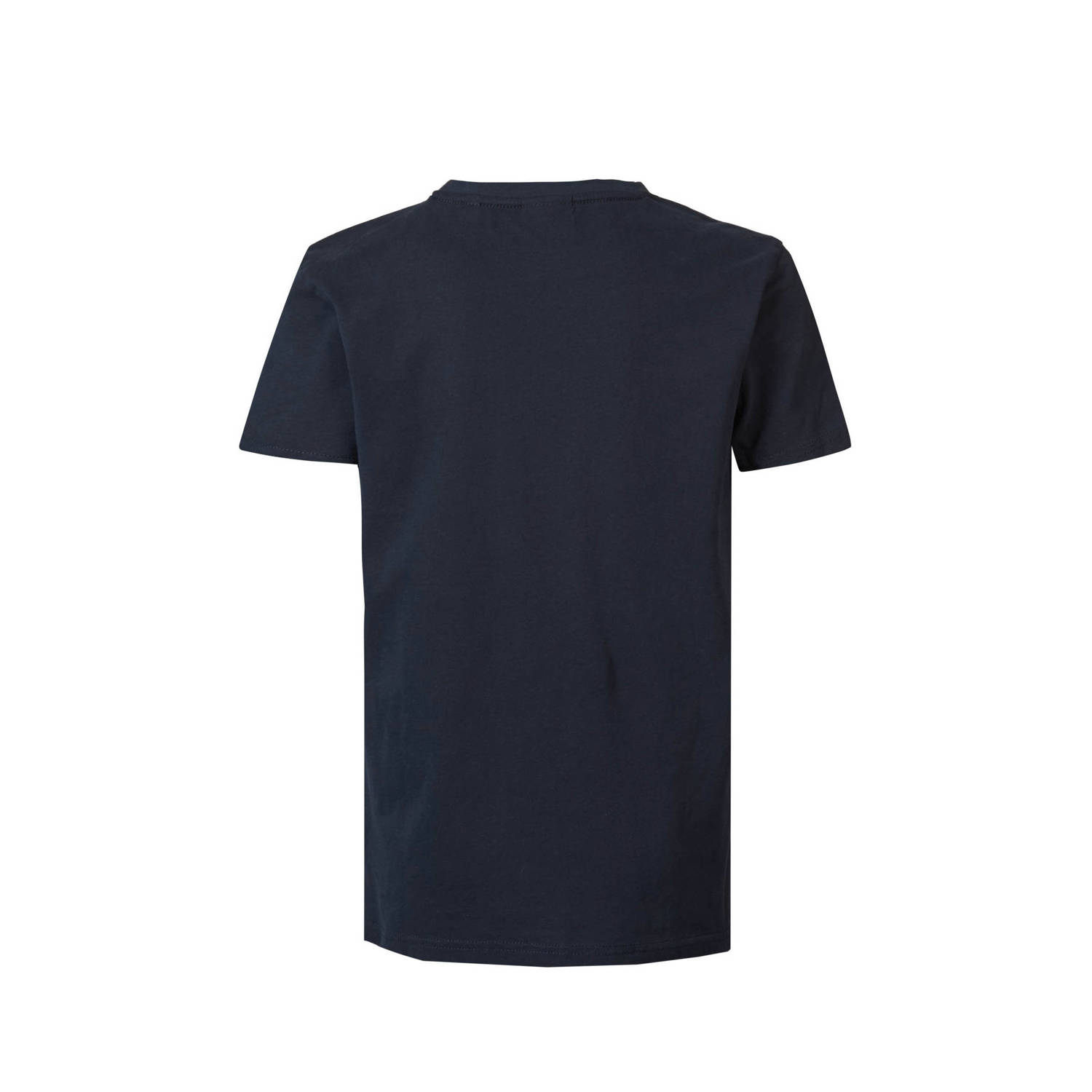 Petrol Industries T-shirt met logo donkerblauw