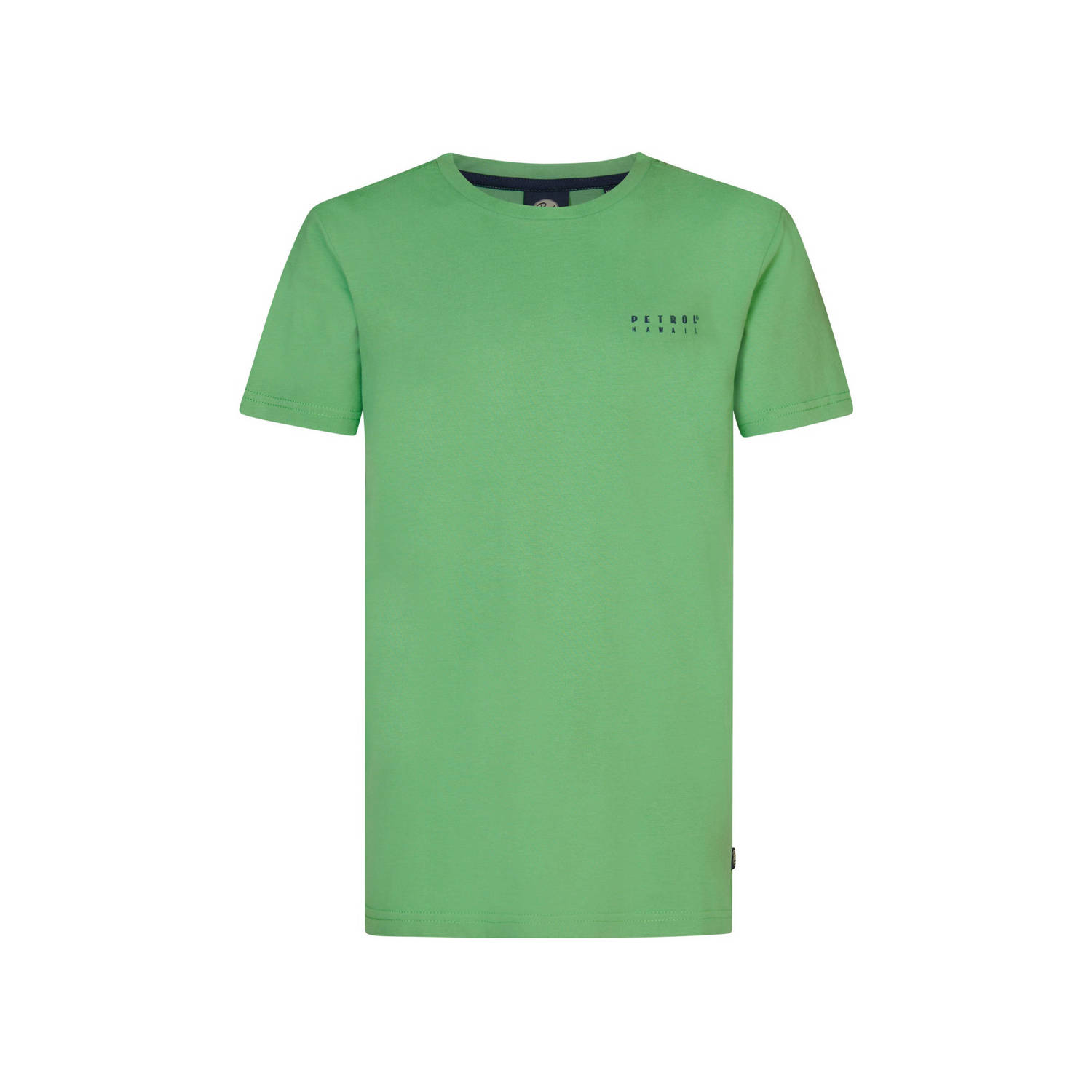 Petrol Industries T-shirt groen Jongens Katoen Ronde hals Effen 176