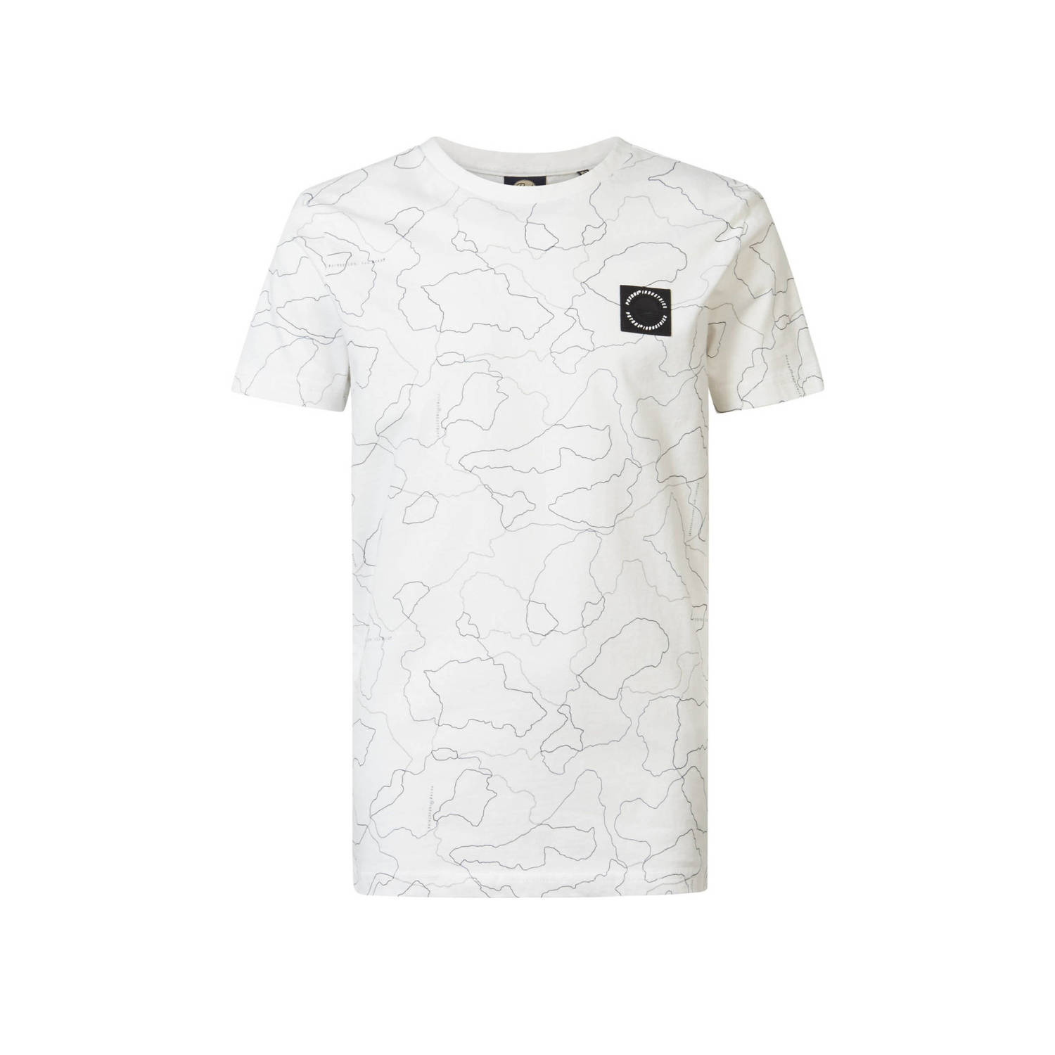 Petrol Industries T-shirt met logo wit