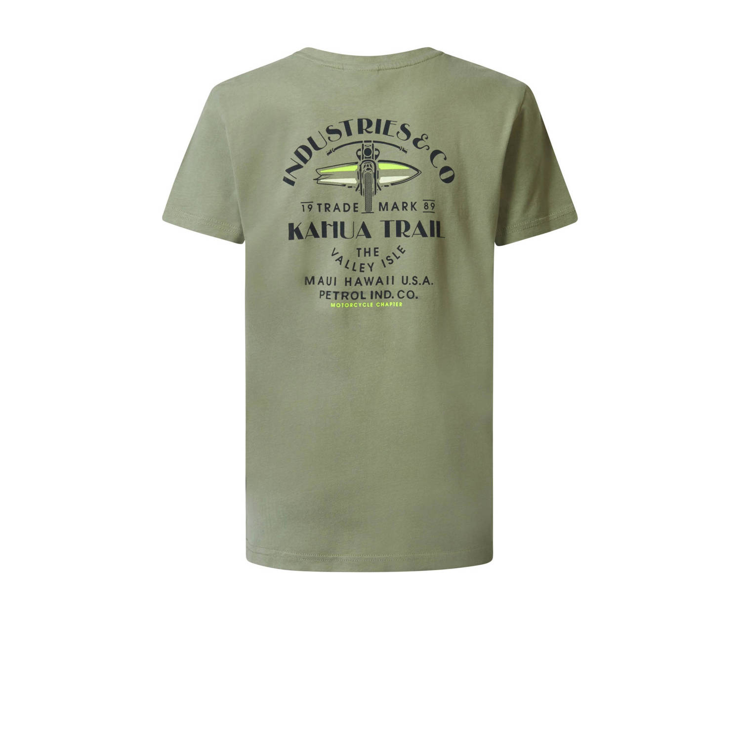 Petrol Industries T-shirt kaki