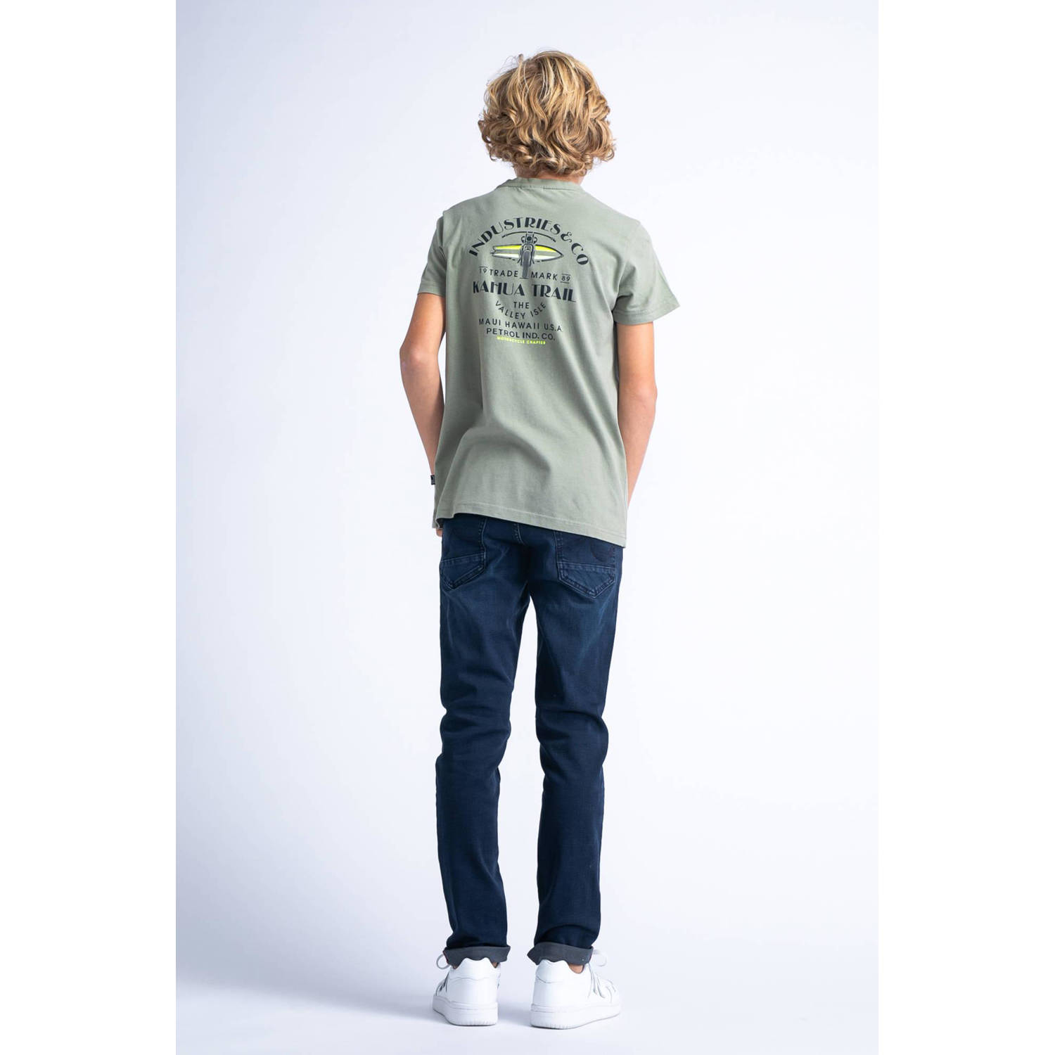 Petrol Industries T-shirt kaki