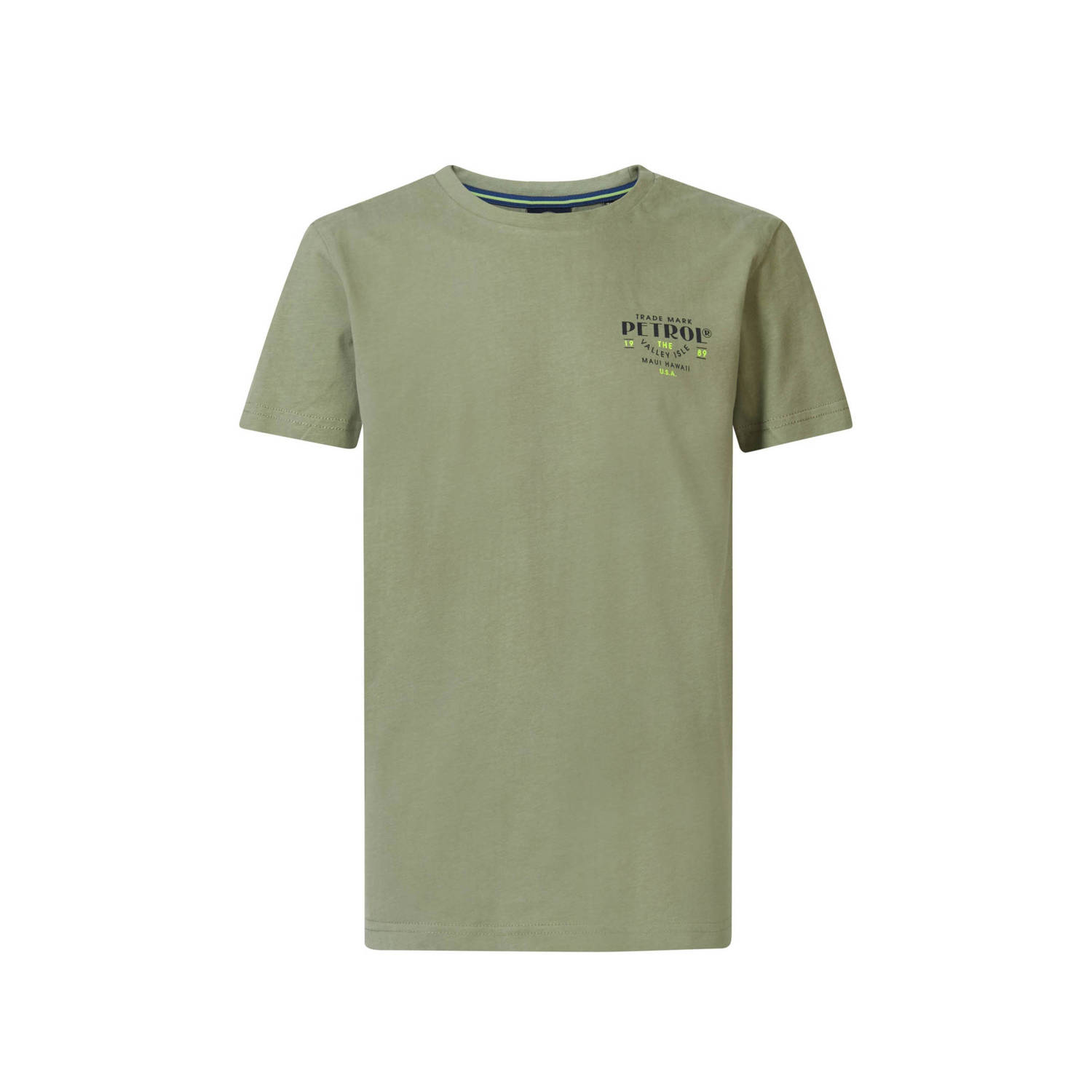 Petrol Industries T-shirt kaki