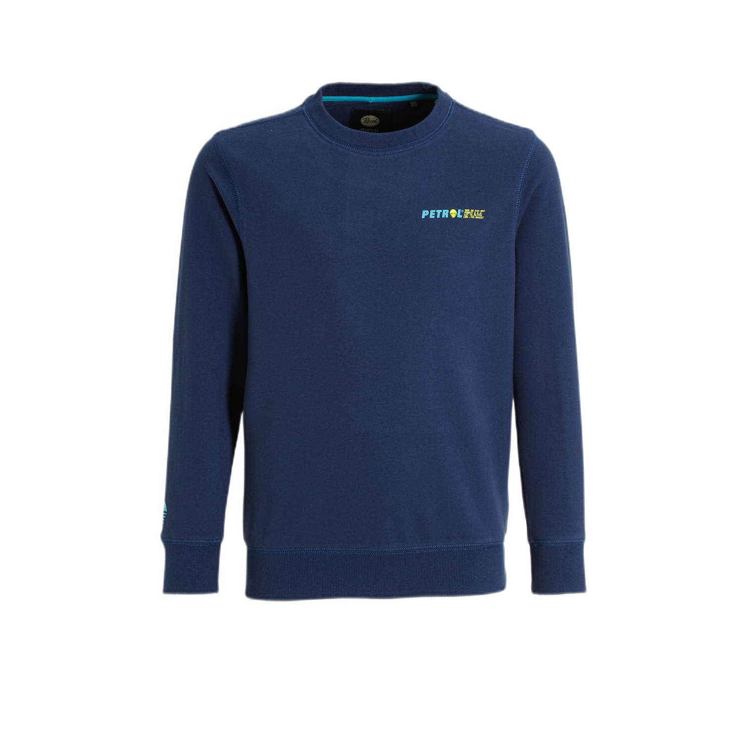 Petrol Industries sweater donkerblauw Effen 116 | Sweater van