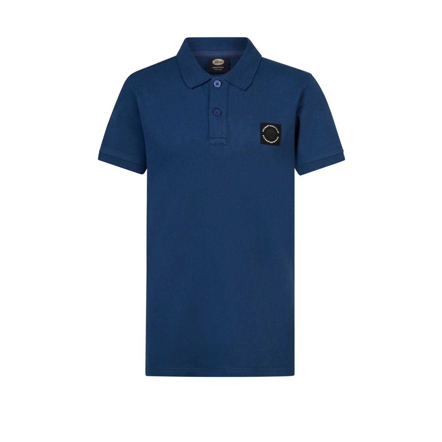 Petrol Industries polo donkerblauw Jongens Katoen Polokraag Effen 128