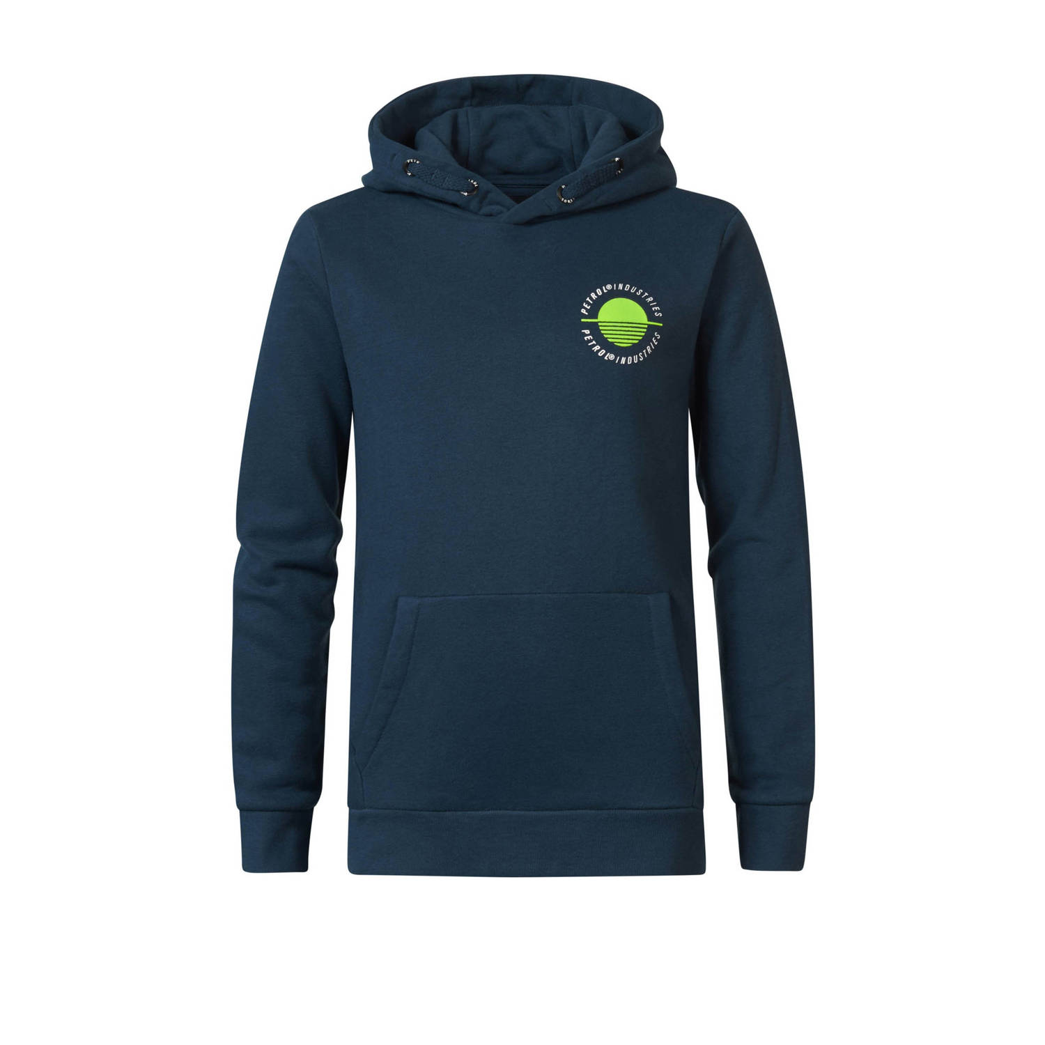 Petrol Industries hoodie donkerblauw Sweater Effen 152