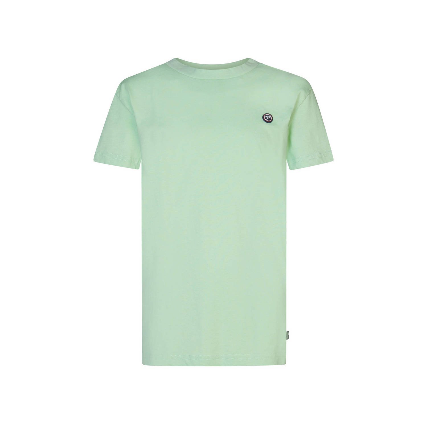 Petrol Industries T-shirt pistache Groen Jongens Katoen Ronde hals Effen 152