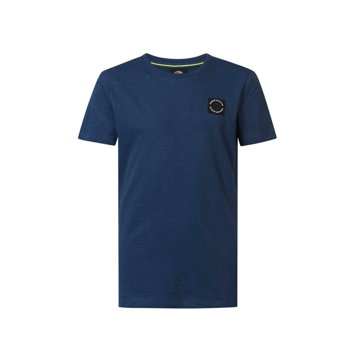 Petrol Industries T-shirt donkerblauw Jongens Katoen Ronde hals Effen 116