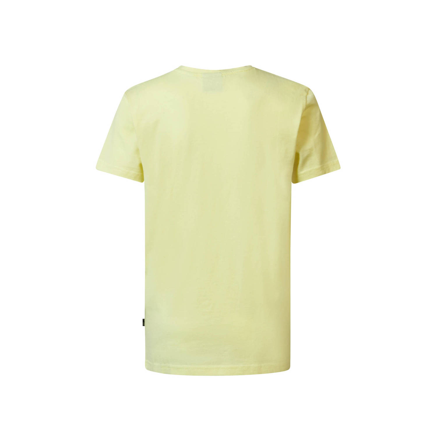 Petrol Industries T-shirt met printopdruk geel