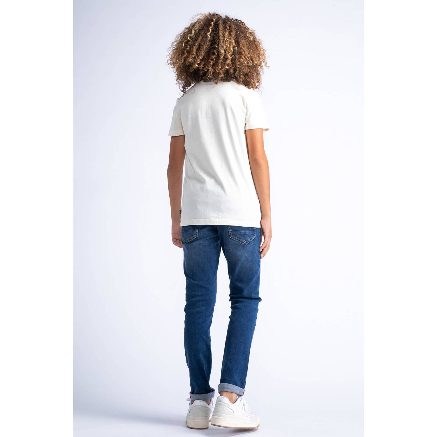 Petrol Industries T-shirt met logo offwhite