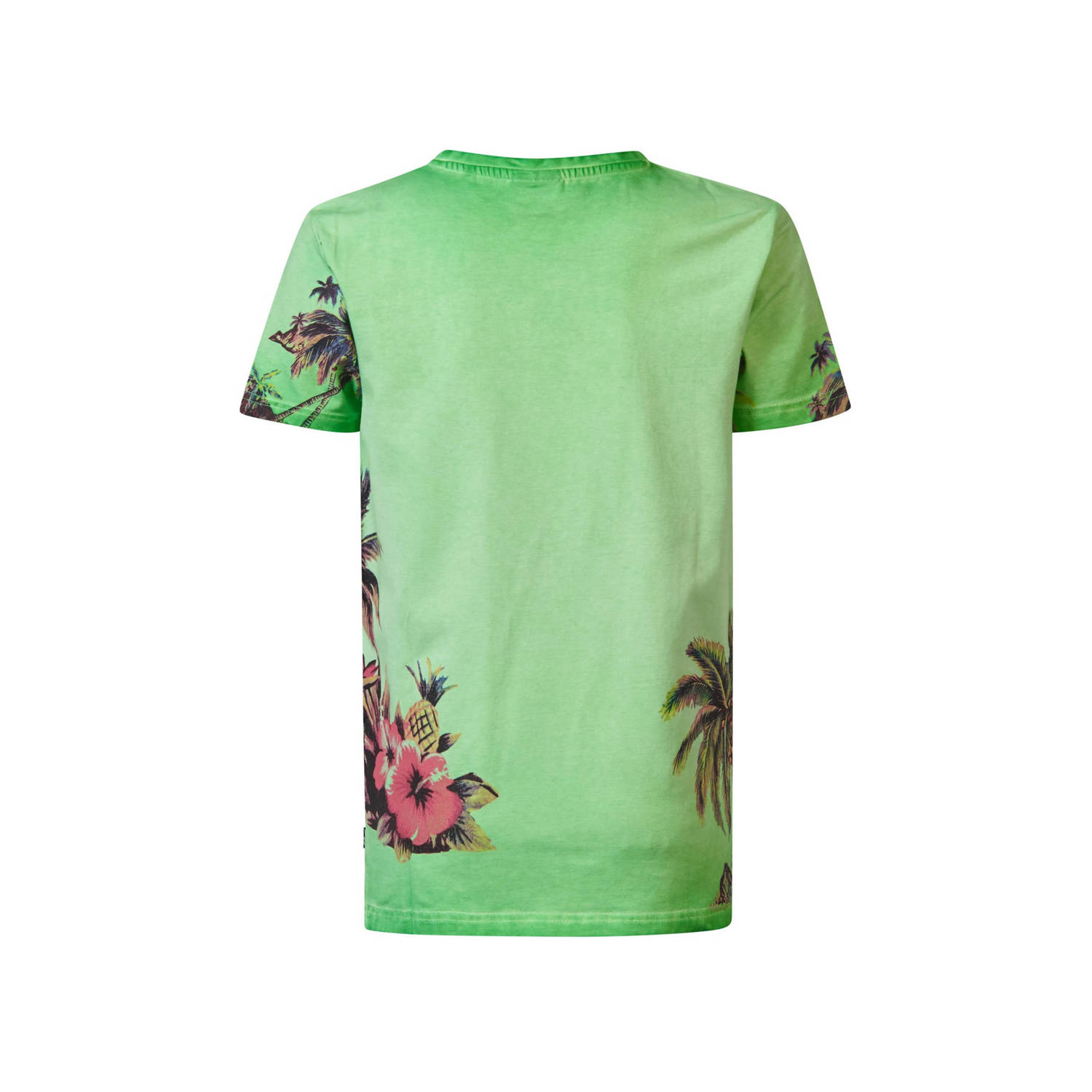 Petrol Industries T-shirt met all over print multicolor