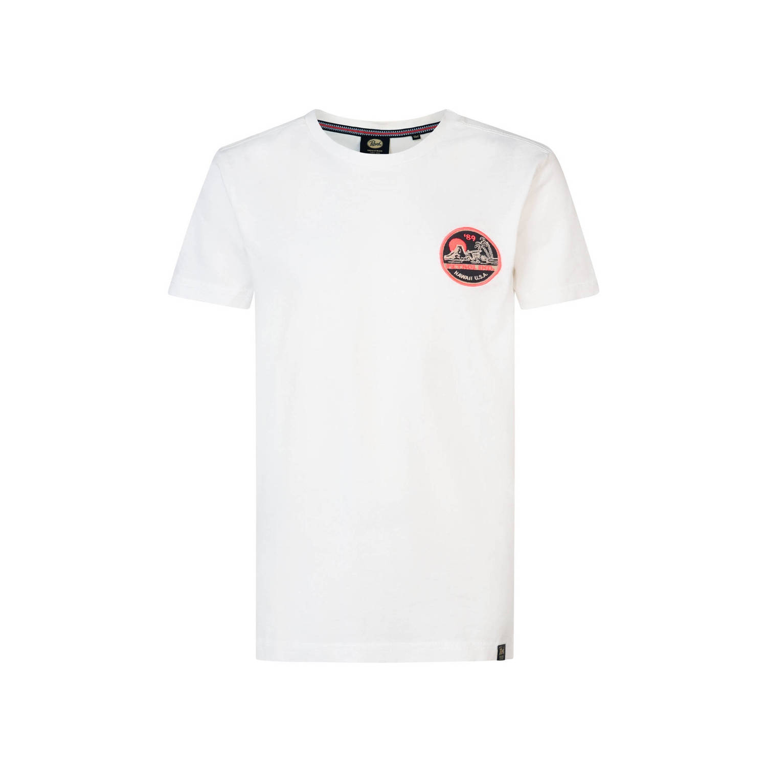 Petrol Industries T-shirt met logo wit