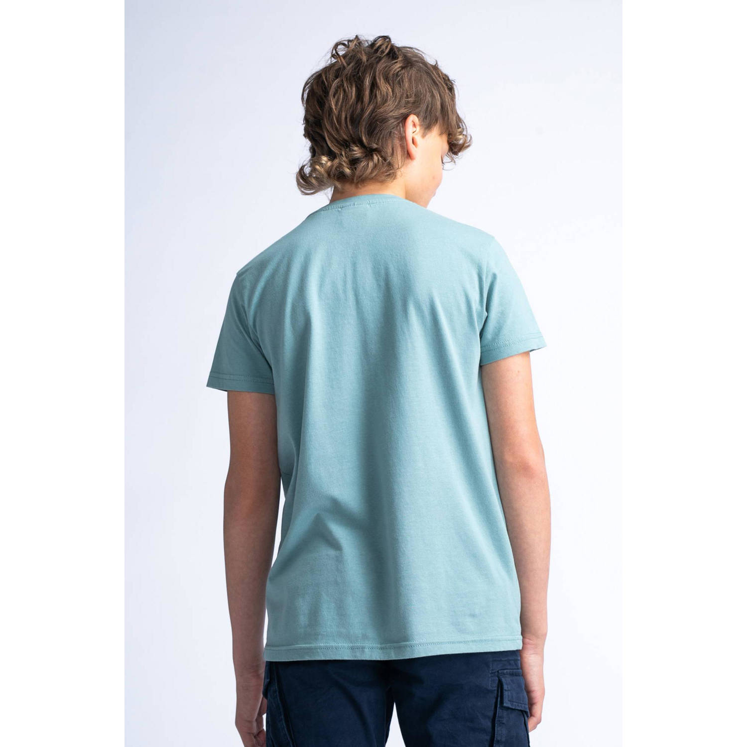 Petrol Industries T-shirt grijsblauw