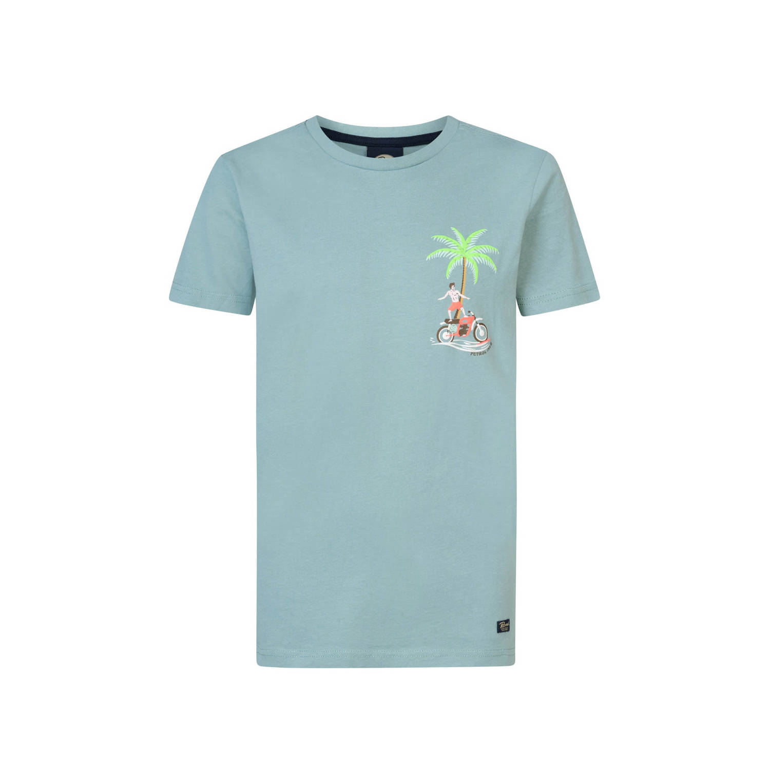 Petrol Industries T-shirt grijsblauw