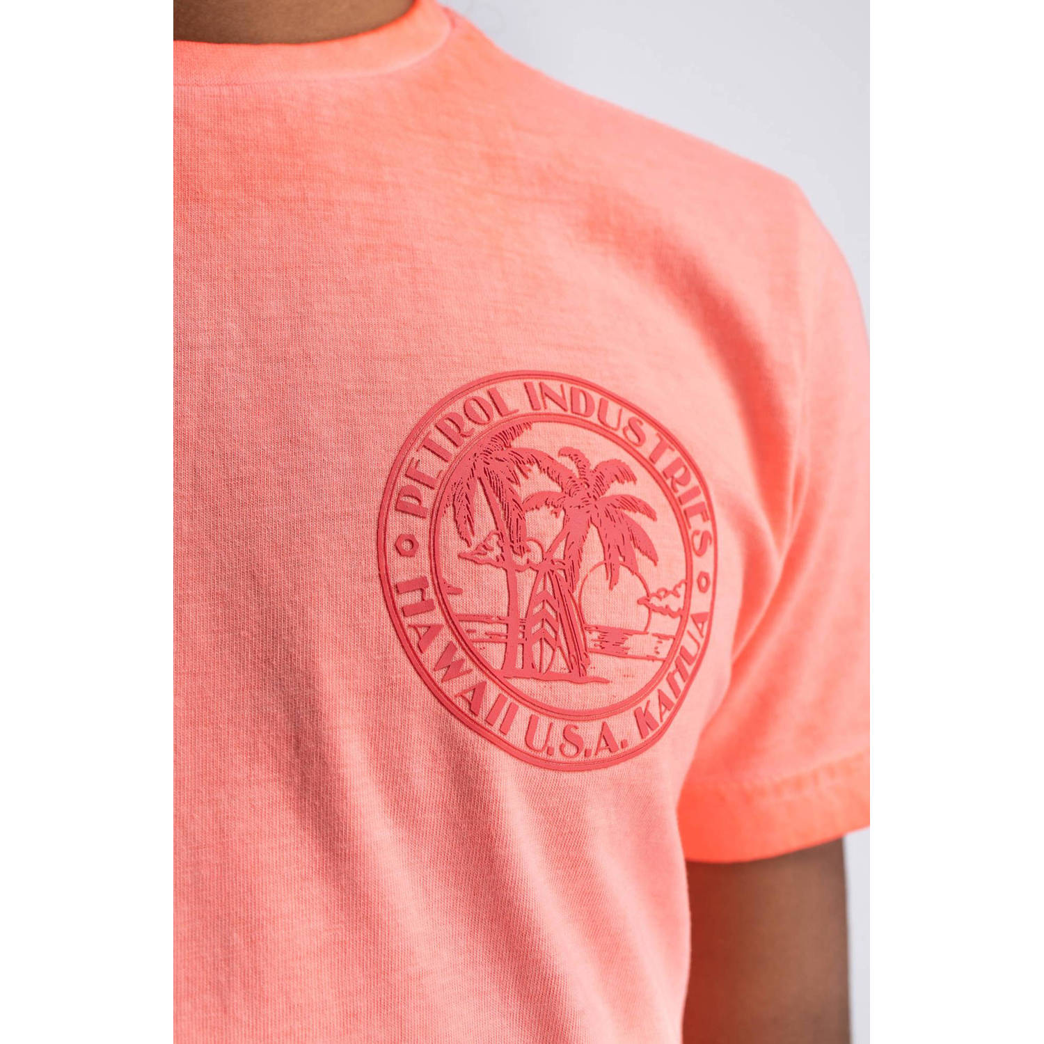 Petrol Industries T-shirt koraal