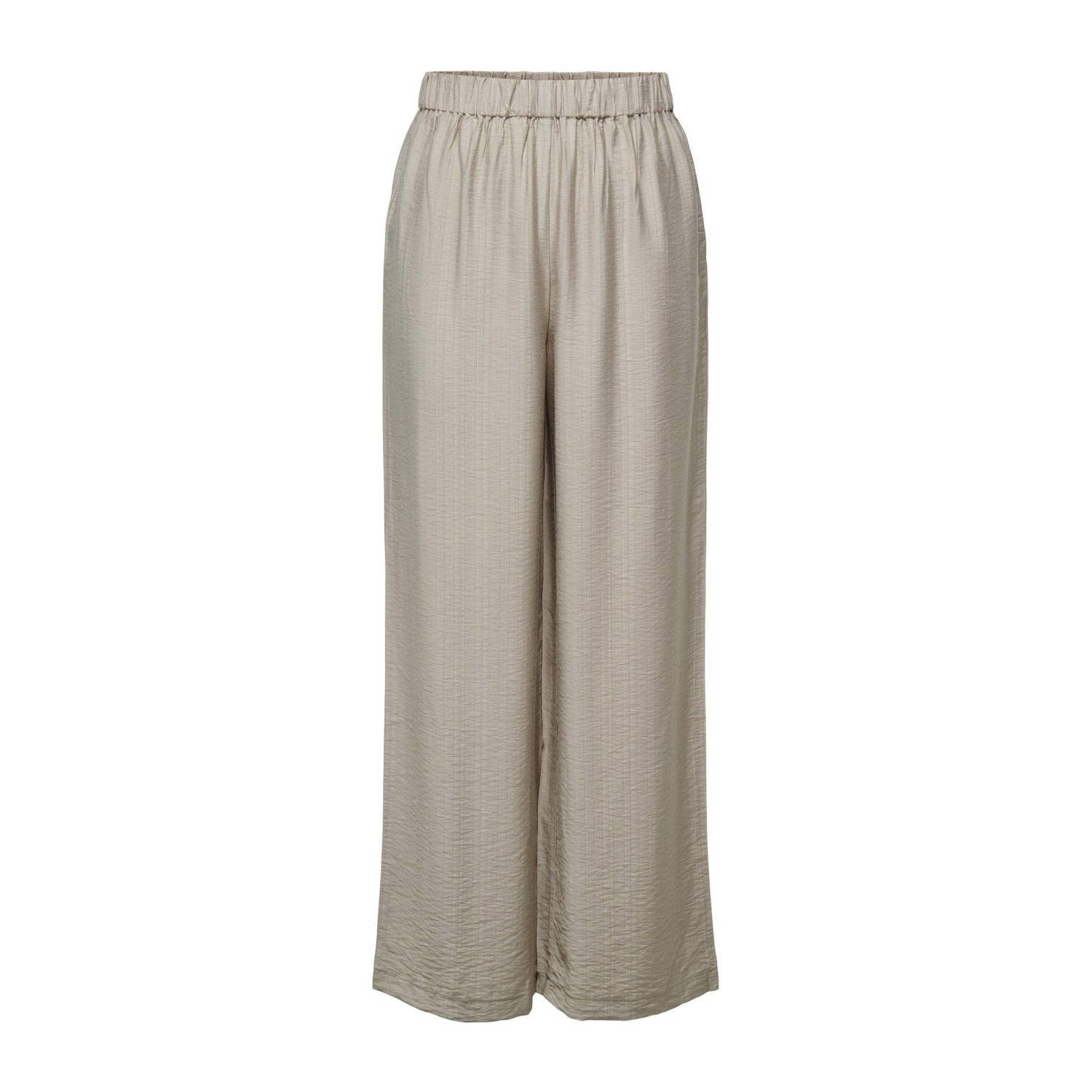 ONLY wide leg broek ONLZABBI beige