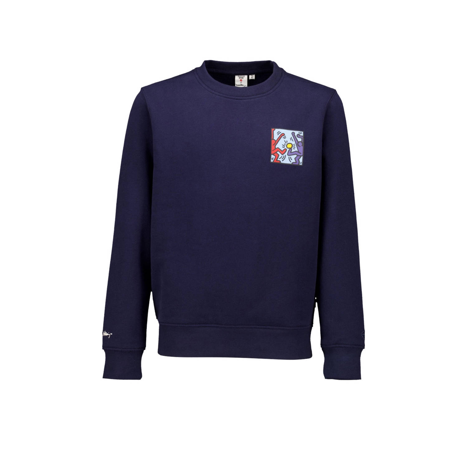 America Today sweater met printopdruk donkerblauw Printopdruk 146 152