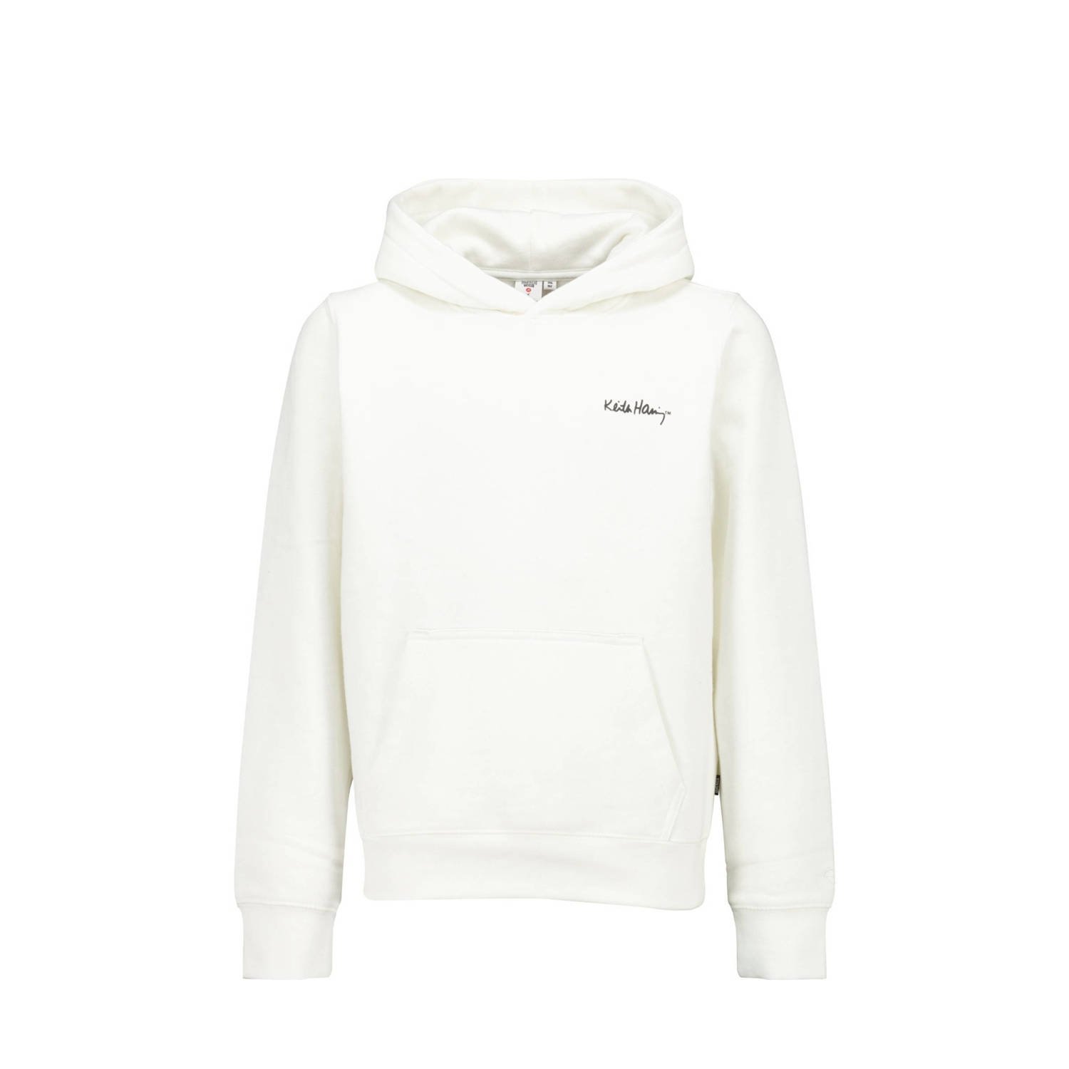 America Today hoodie Stuart met backprint offwhite Trui Ecru Jongens Sweat Capuchon 122 128