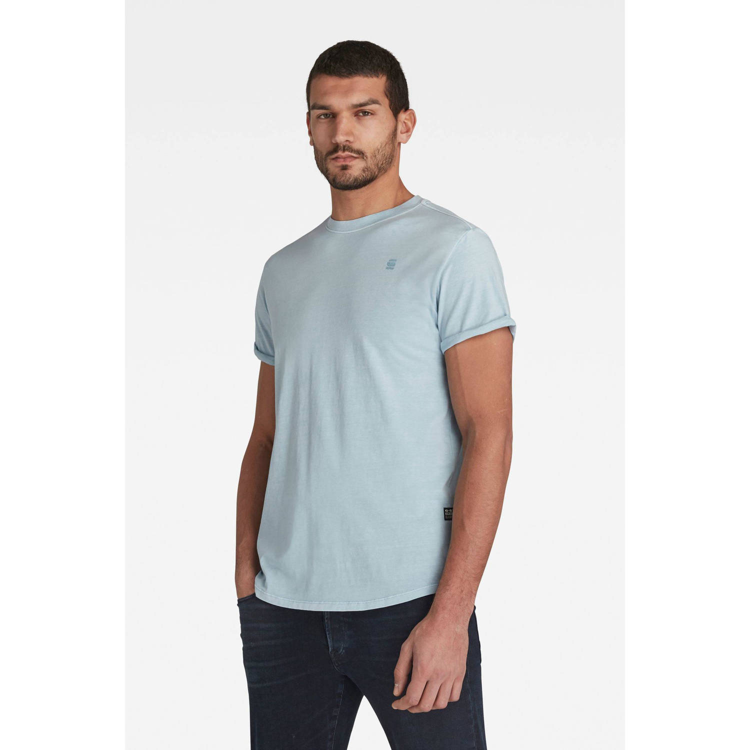 G-Star RAW regular fit T-shirt Lash met logo