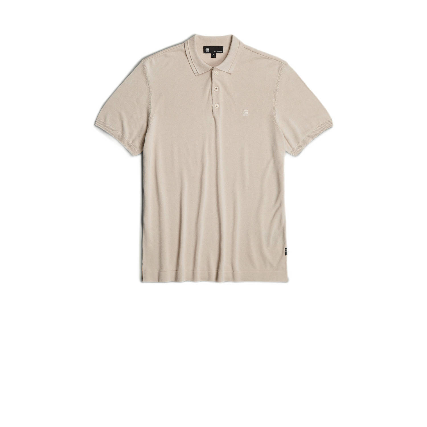 G-Star RAW Knitted Polo Wit Heren