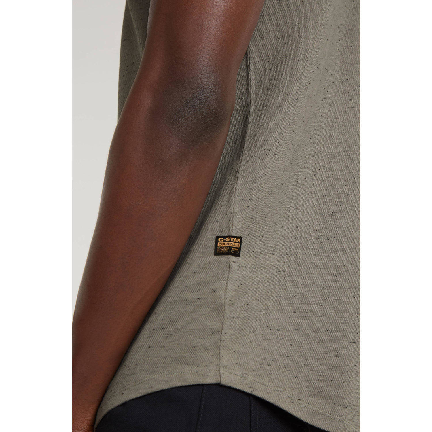 G-STAR regular fit T-shirt Lash met logo grijs
