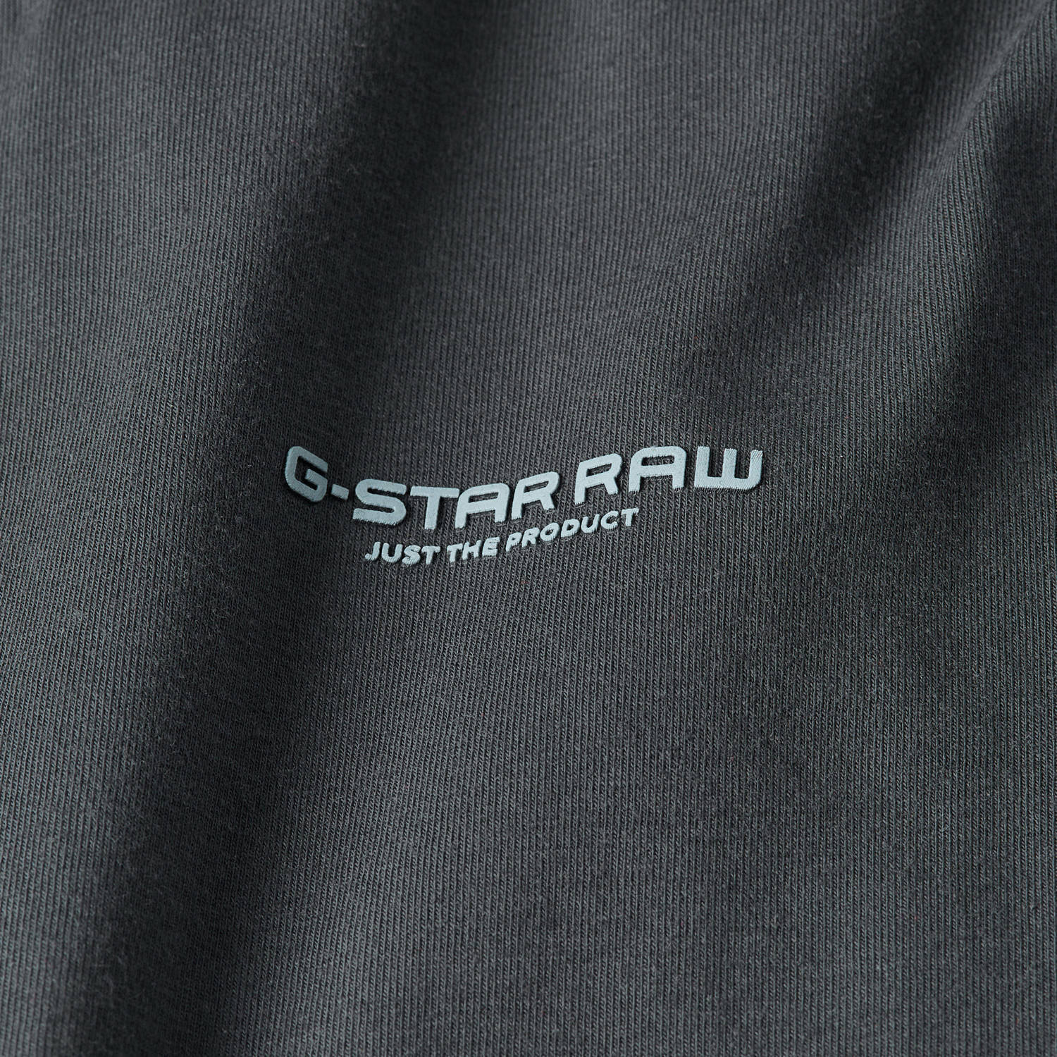 G-STAR slim fit T-shirt Base met logo grijs