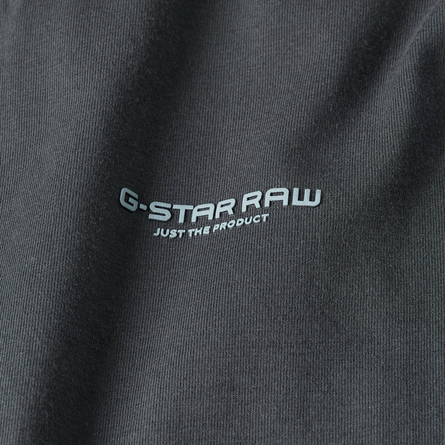 G-Star RAW slim fit T-shirt Base met logo grijs