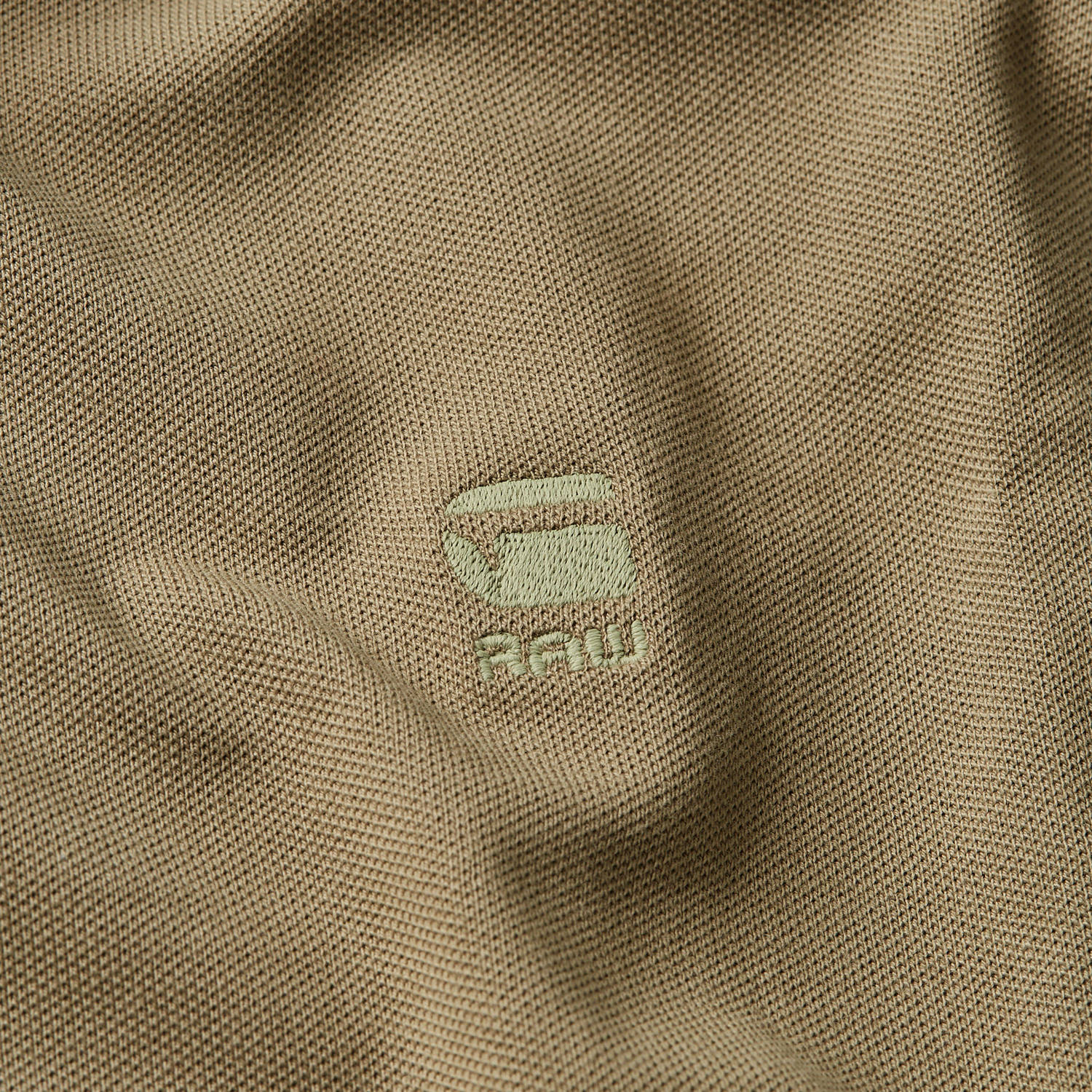 G-STAR slim fit polo Dunda olijfgroen