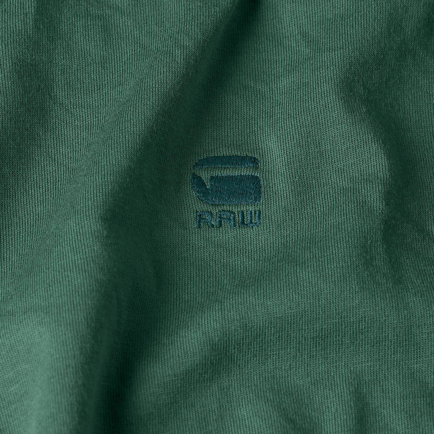 G-Star RAW slim fit T-shirt Nifous met logo donkergroen