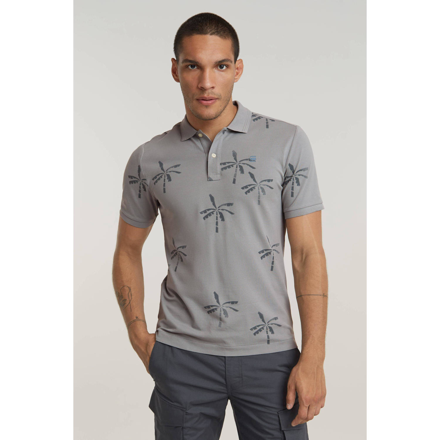 G-Star RAW Dunda Slim Allover Polo Meerkleurig Heren