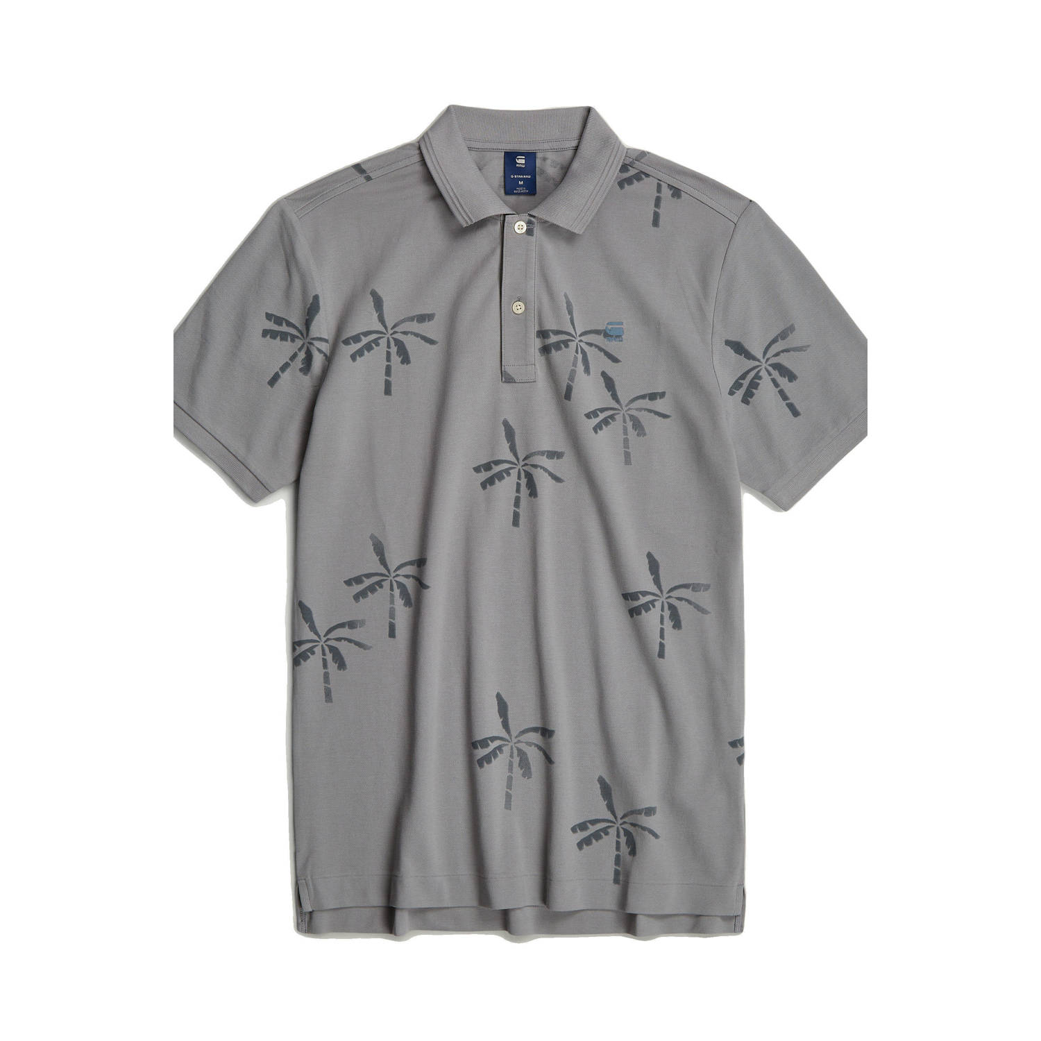 G-STAR polo met all over print winter grey