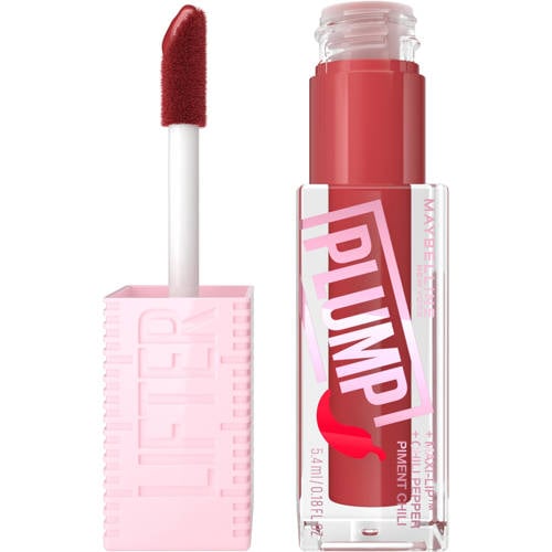 Wehkamp Maybelline New York Lifter Plump lipgloss - 006 Hot Chili aanbieding