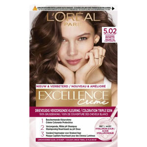 Crème permanente haarkleuring - 5.02 - Boeiende Brunette