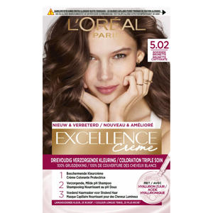 Crème permanente haarkleuring - 5.02 - Boeiende Brunette