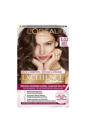 Crème permanente haarkleuring - 5.02 - Boeiende Brunette