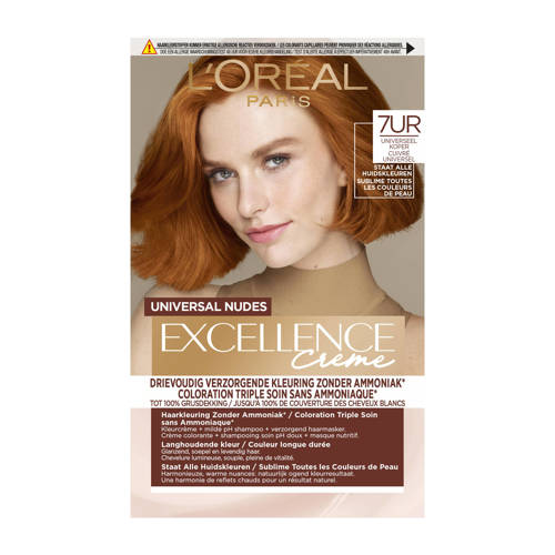 L'Oréal Paris Universal Nudes permanente haarkleuring - 7UR Koperrood