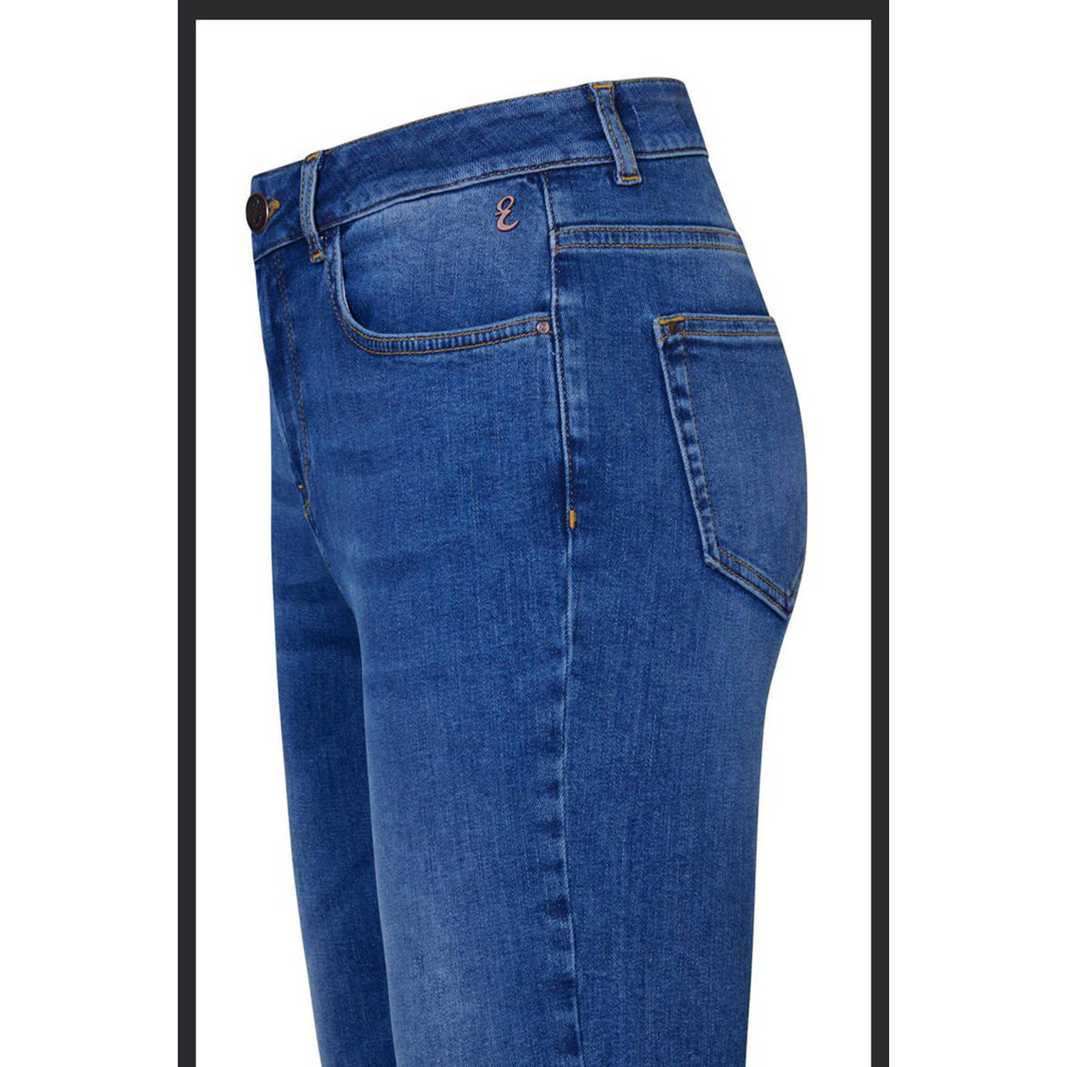 Miss Etam regular jeans Jackie denim straight fit LW medium blue denim