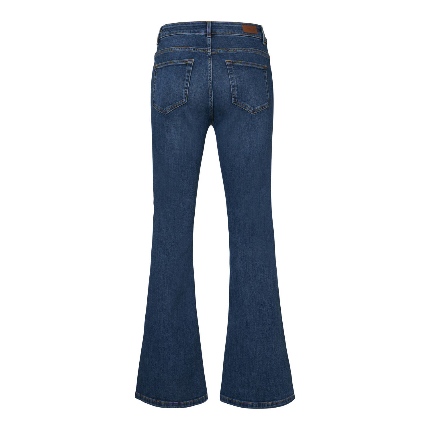 Miss Etam Lang tall flared jeans Jackie medium blue denim 36 inch