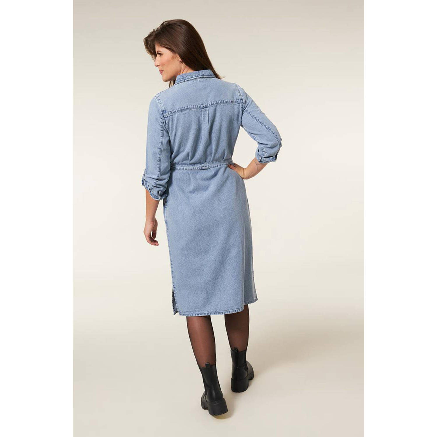 Miss Etam spijkerjurk light blue denim