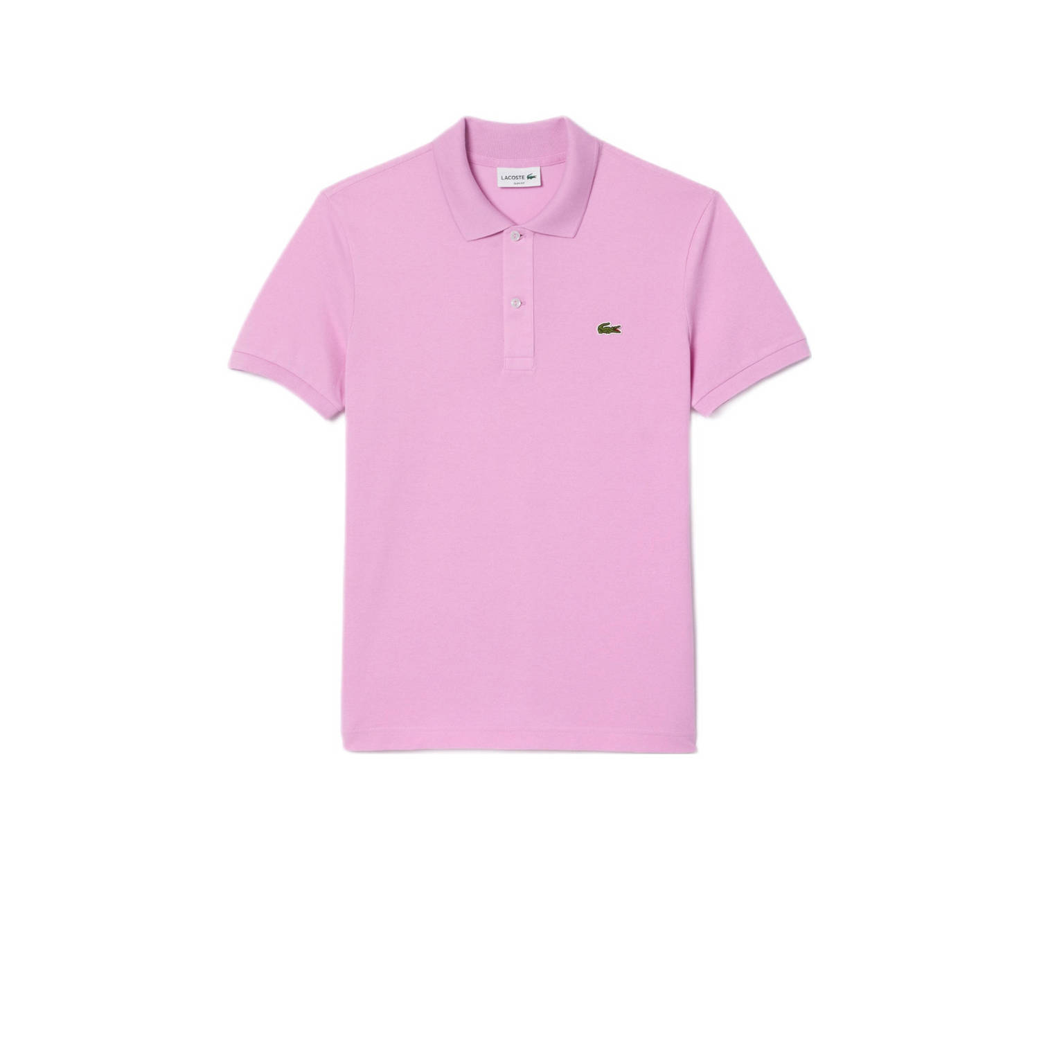 Lacoste slim fit polo Original L.12.12 met logo