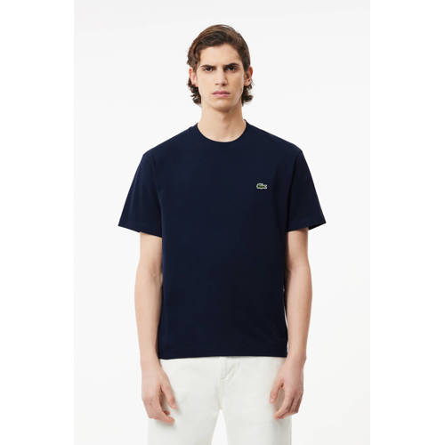 Lacoste T-shirt met logo donkerblauw afbeelding
