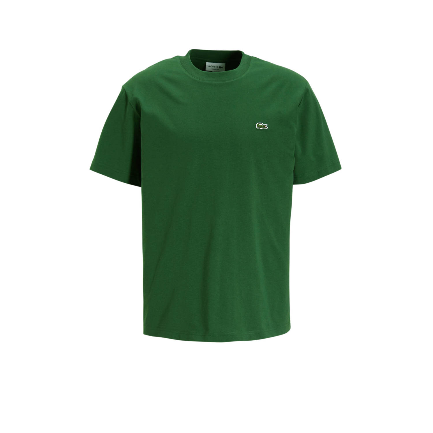 Lacoste Regular Fit Katoenen T-shirt Green Heren