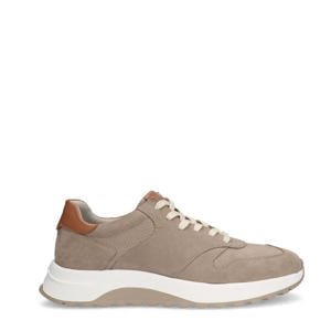 suède sneakers beige