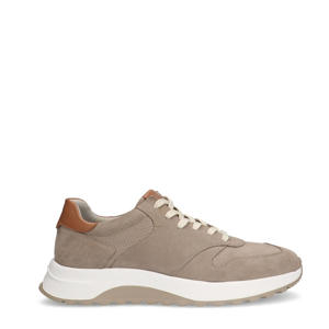 suède sneakers beige