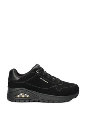 Uno Rugged suède sneakers zwart