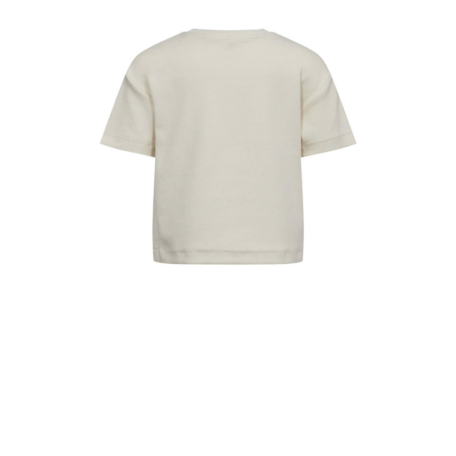 Sofie Schnoor T-shirt met printopdruk ecru blauw