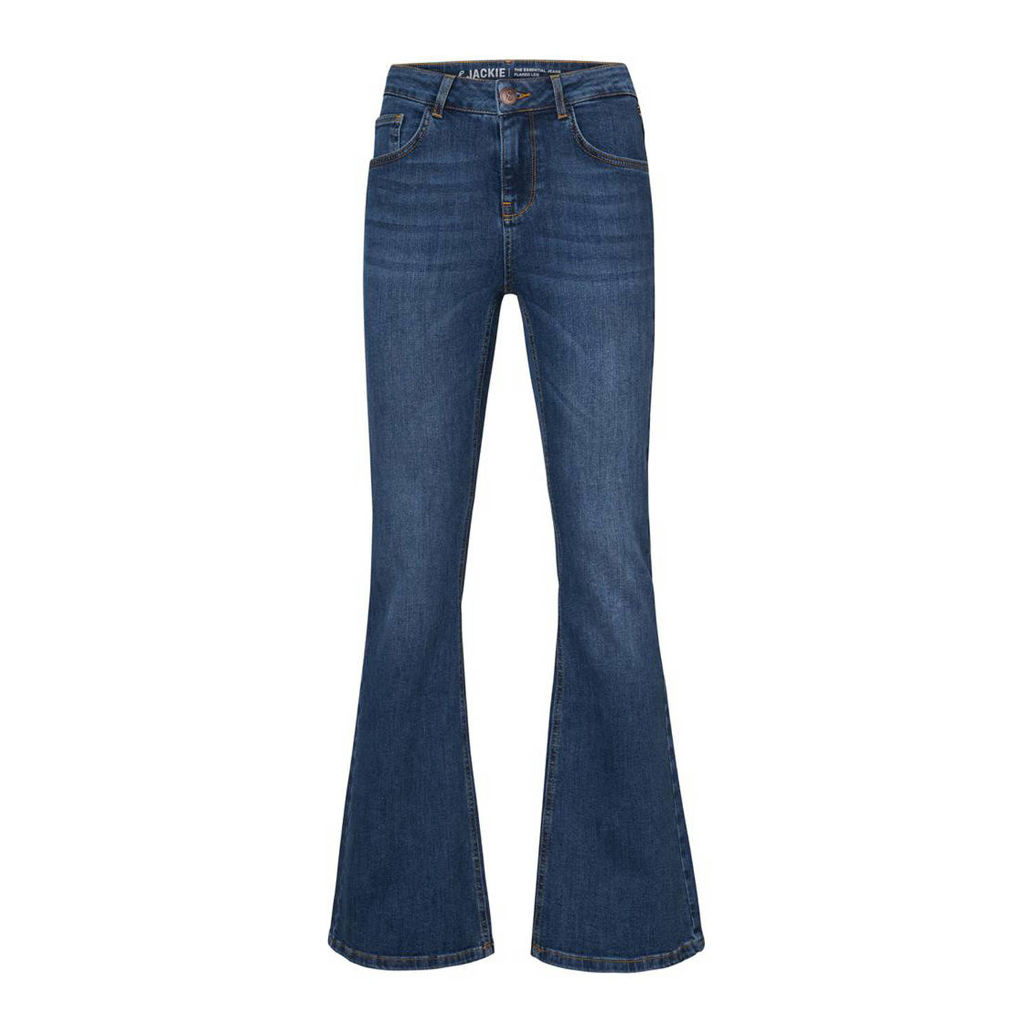Miss Etam flared jeans Jackie medium blue denim