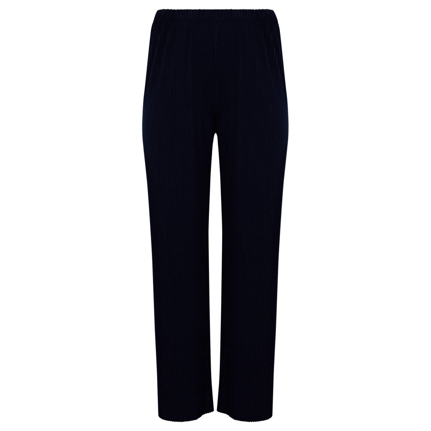 YOEK straight fit broek DOLCE zwart
