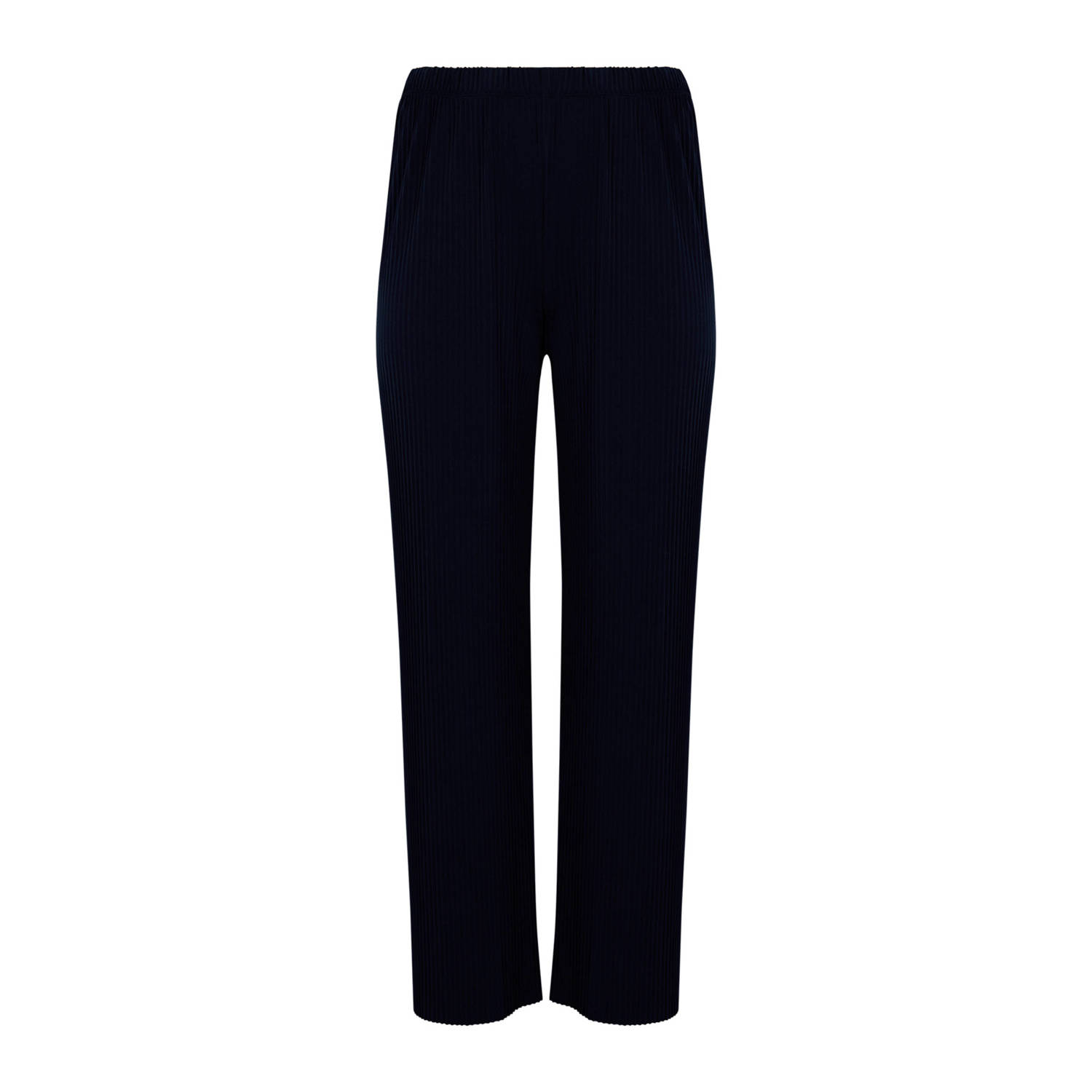 Yoek straight fit broek DOLCE zwart