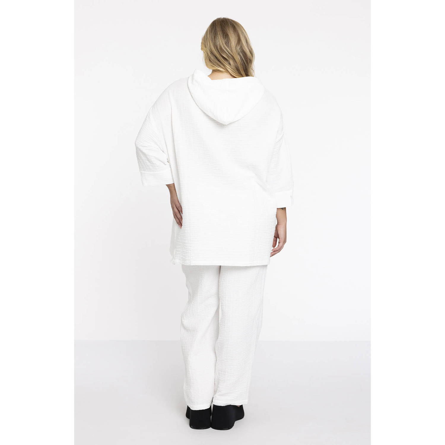 YOEK straight fit broek wit