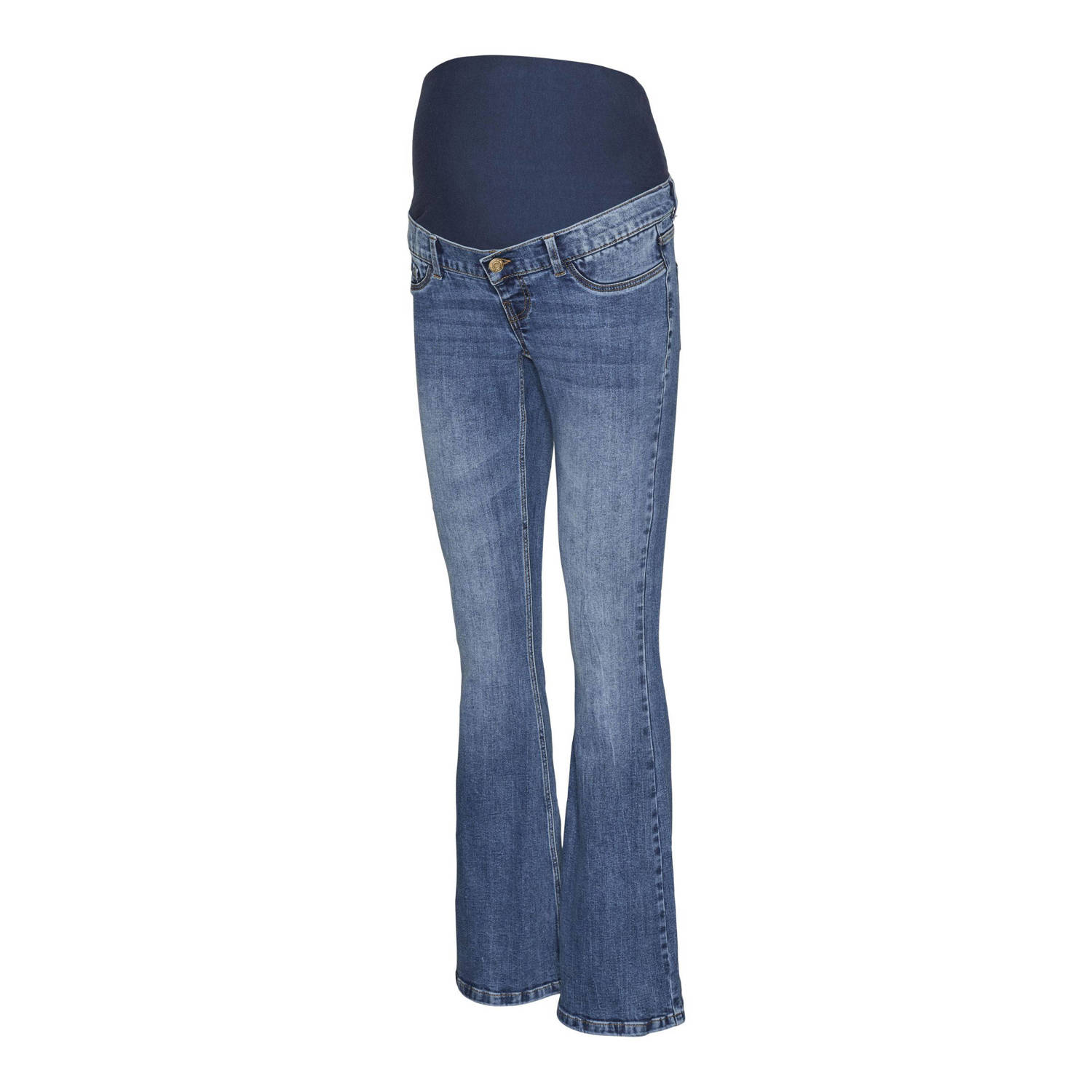 VERO MODA MATERNITY zwangerschaps flared jeans VMMSIGI medium blue denim